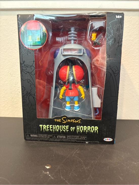 Simpsons Other - Fly Boy Bart Simpson Deluxe Action Figure The Simpsons 5" Treehouse of Horror